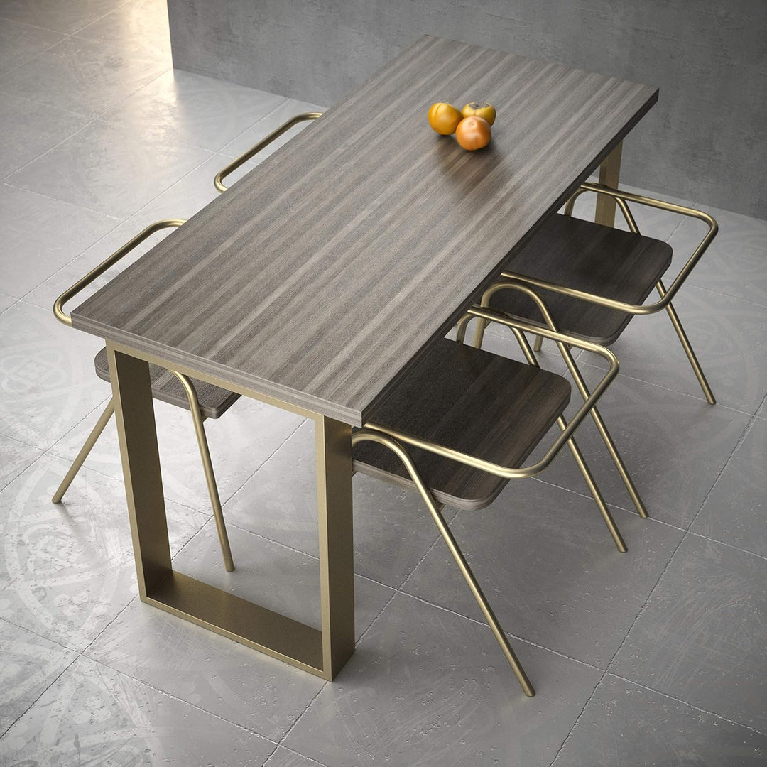 sossai® XXL Stahl Tischkufen TKK3 | Rahmenprofil: 100 mm x 20 mm | Breite 50 cm x Höhe 72 cm | Farbe