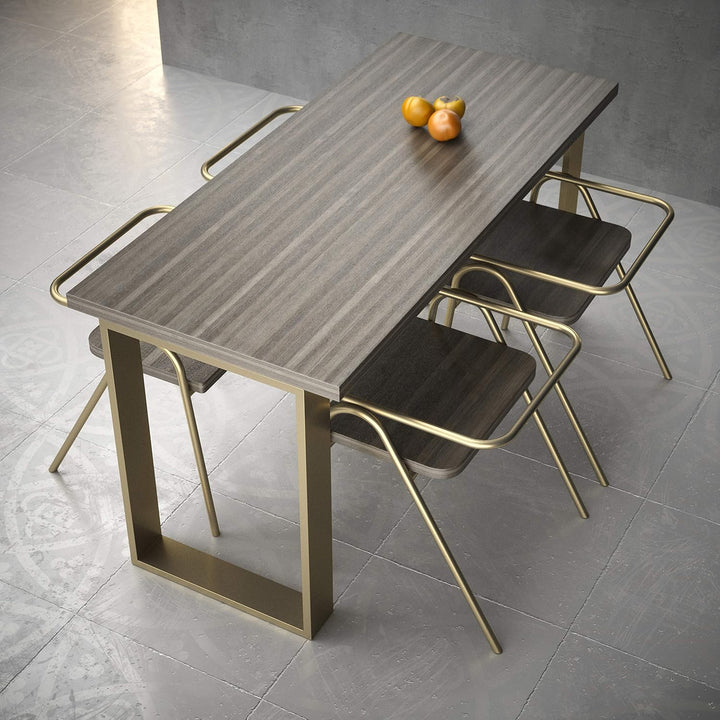 sossai® XXL Stahl Tischkufen TKK3 | Rahmenprofil: 100 mm x 20 mm | Breite 50 cm x Höhe 72 cm | Farbe