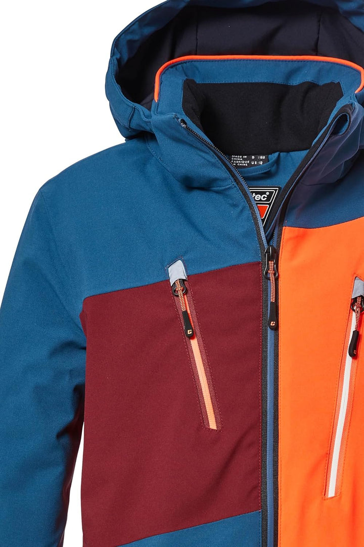 Killtec Jungen Ksw 174 Bys Ski Jckt Skijacke/Funktionsjacke mit abnehmbarer Kapuze und Schneefang, w