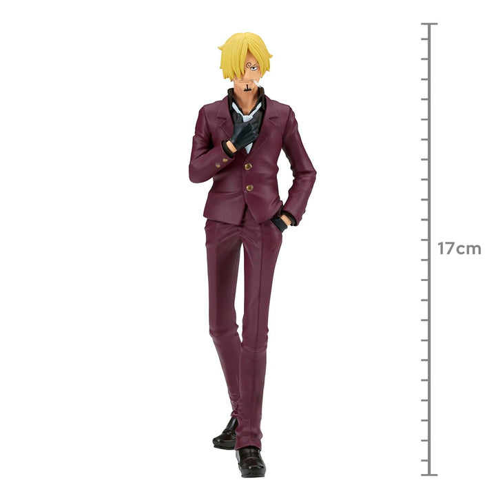 BANPRESTO Sanji One Piece Actionfigur The Shukko, 17 cm, Mehrfarbig BP88184