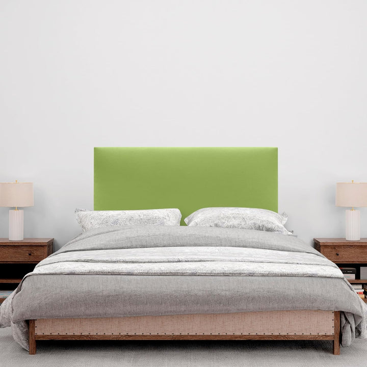DHOME Kopfteil aus Kunstleder oder Stoff AQUALINE Glattes gepolstertes Kopfteil Luxusbett Kopfteil (