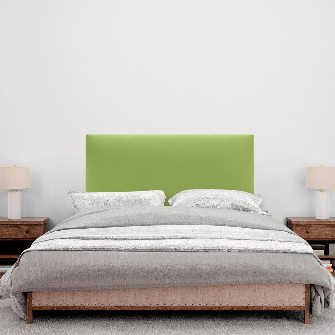 DHOME Kopfteil aus Kunstleder oder Stoff AQUALINE Glattes gepolstertes Kopfteil Luxusbett Kopfteil (