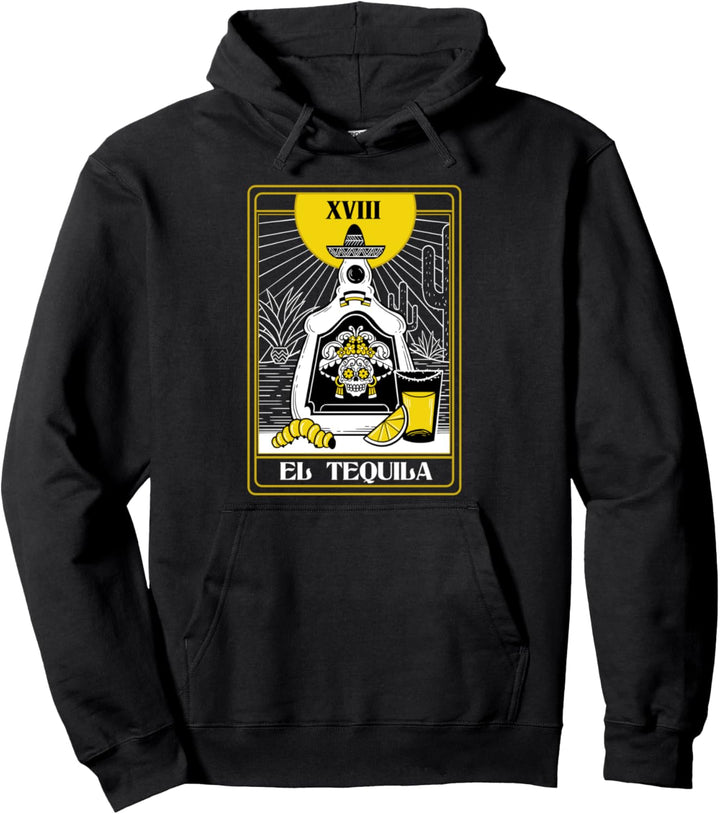 Blackcraft Drink Mexican El Tequila Tarotkarte Nummer 13 Pullover Hoodie