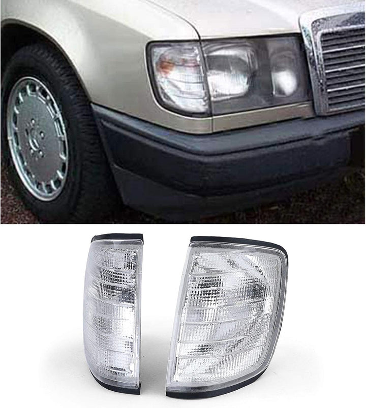 Carparts-Online Blinker Weiss Paar für Mercedes E-Klasse W124 C124 S124 85-95