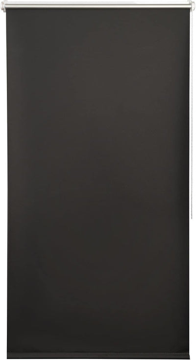K-home Klemmfix Rollo Verdunklung, Polyester, Schwarz, 70 x 200 cm (B x L) Schwarz 70 x 200 cm (B x