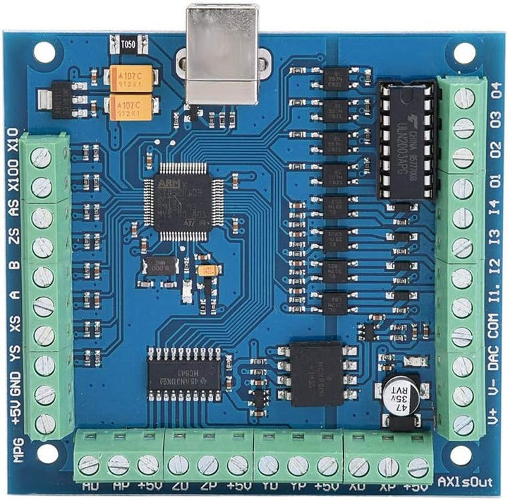 MACH3 Motion Card, 4 Achsen USB CNC Motion Controller Karte Breakout Board, 100 KHz, 100 KHz Motion