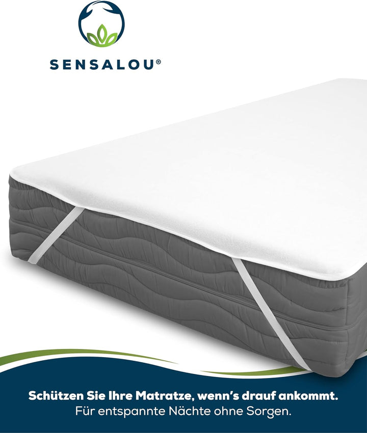Sensalou wasserdichter Matratzenschoner 80x180 cm – ideal für Camping, Wohnmobil &amp; Gäste – Inkontine