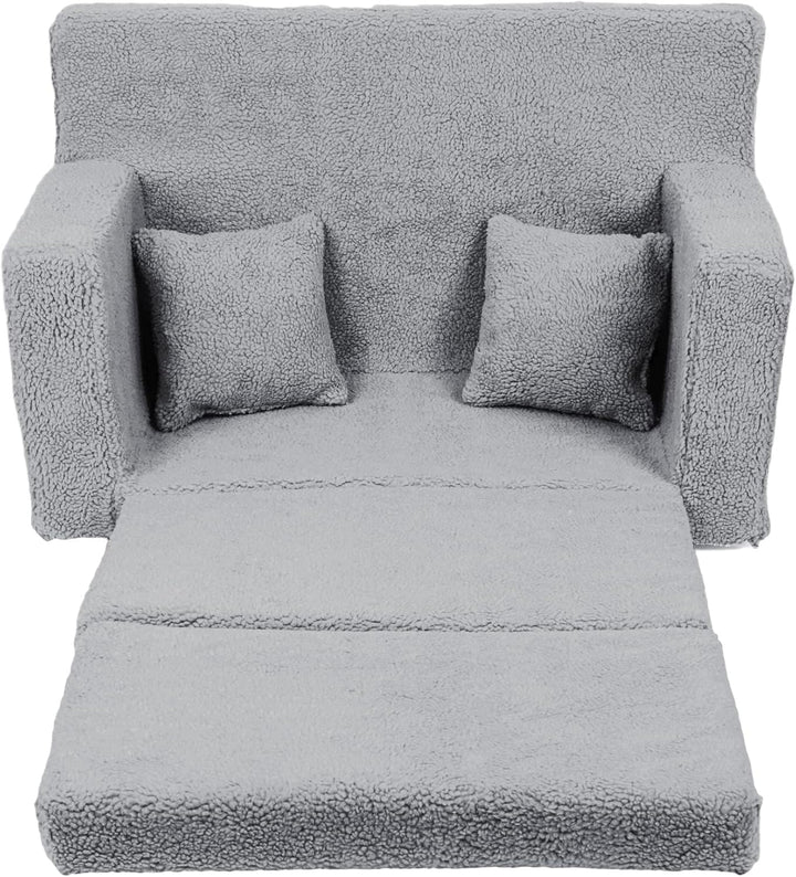 Flumi Personalisierte Kindercouch Kinder Sessel Sofa Schlafsofa jugendzimmer mit Gravur KINDERNAME S