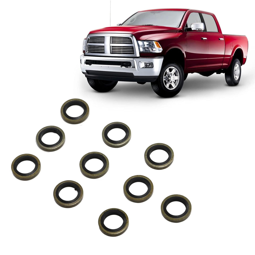 3093950, auslaufsichere Gummi starke Dichtung 20 St¨¹ck 10 mm Hohlschraube Kraftstoff Dichtscheiben