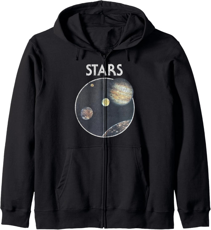Trendy Stars Galaxy Painting Kapuzenjacke