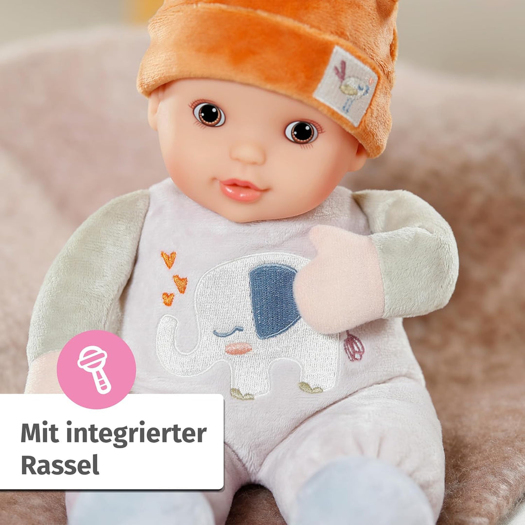 Baby Annabell for Babies Sweetie Sand 30cm, weiche 30cm grosse Puppe aus Stoff mit integrierter Rass