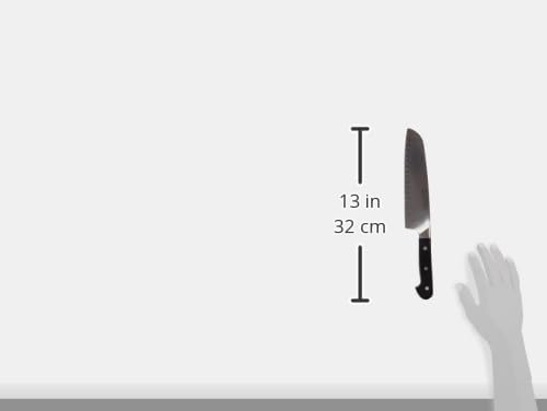 ZWILLING Pro Santokumesser, 18 cm, Klinge mit Kullen, Rostfreier Spezialstahl, Razor-Edge-Veredlung,