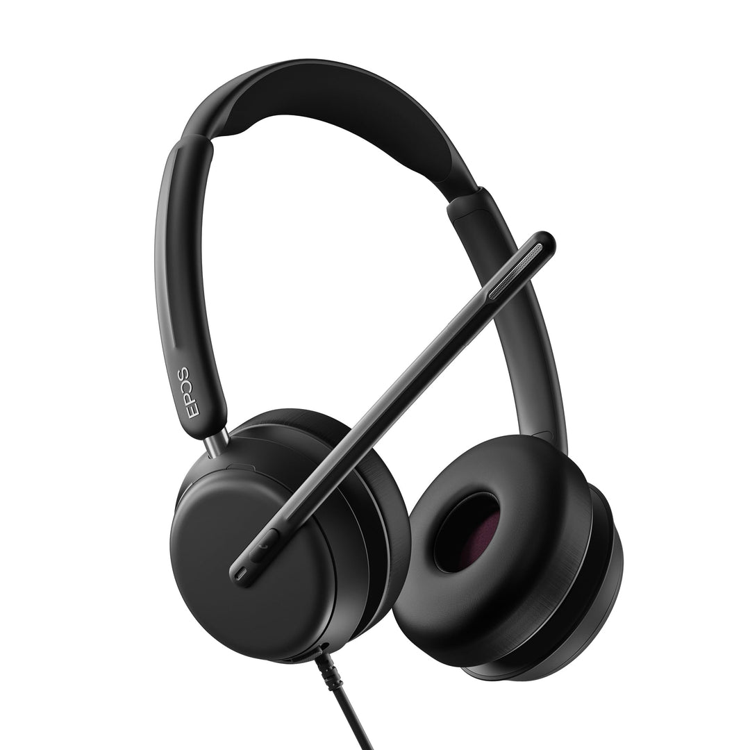 EPOS IMPACT 860 - Doppelseitiges kabelgebundenes USB-C & USB-A-Headset für PC mit Noise-Cancelling-M