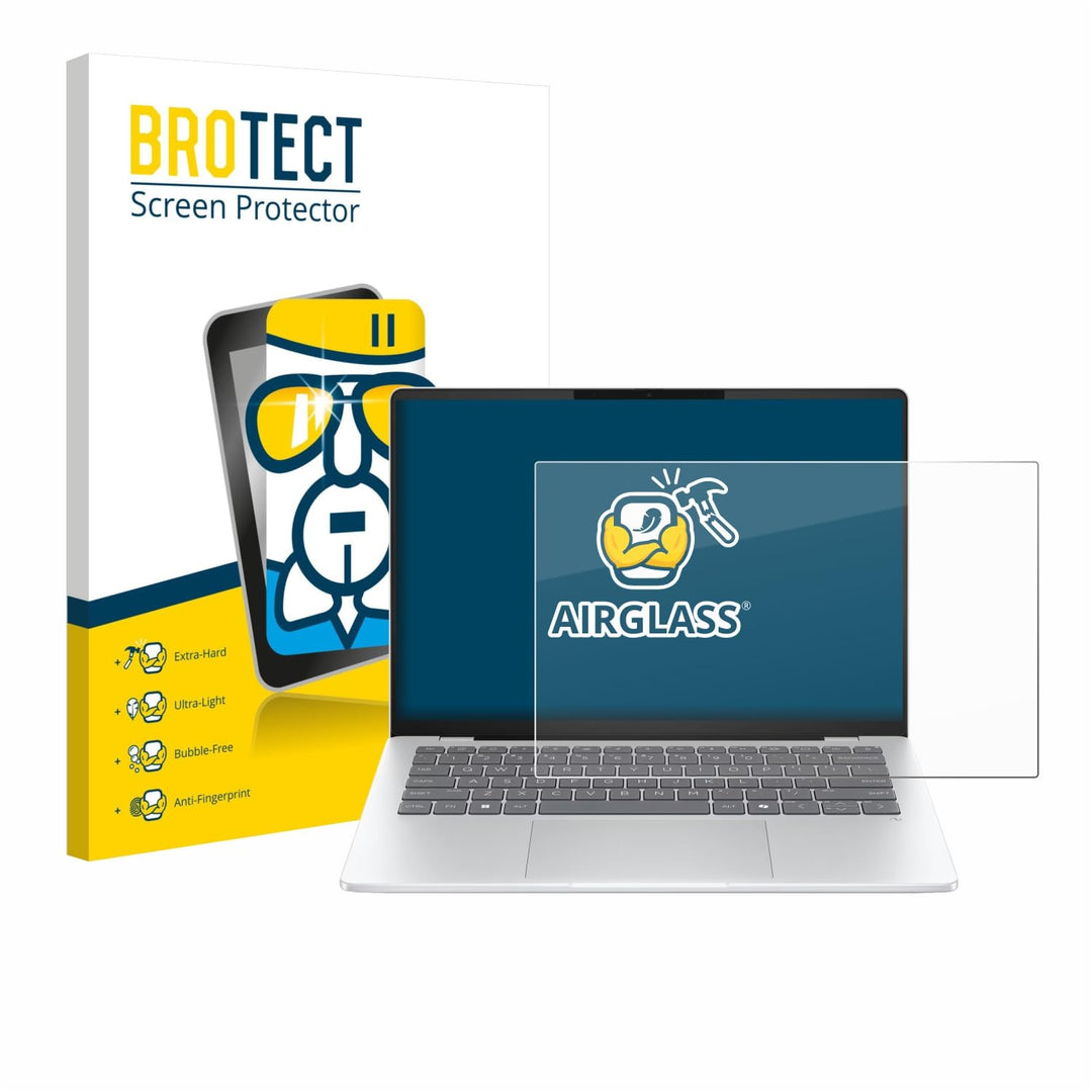 BROTECT Schutzglas für HP OmniBook 5 14 Schutzfolie Panzer Folie Glas Displayschutz Made in Germany