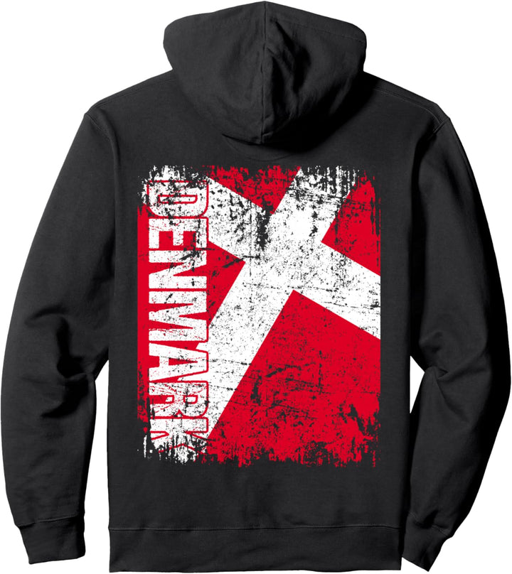 DÄNEMARK Flagge | Damen Herren Kinder DÄNEMARK Pullover Hoodie