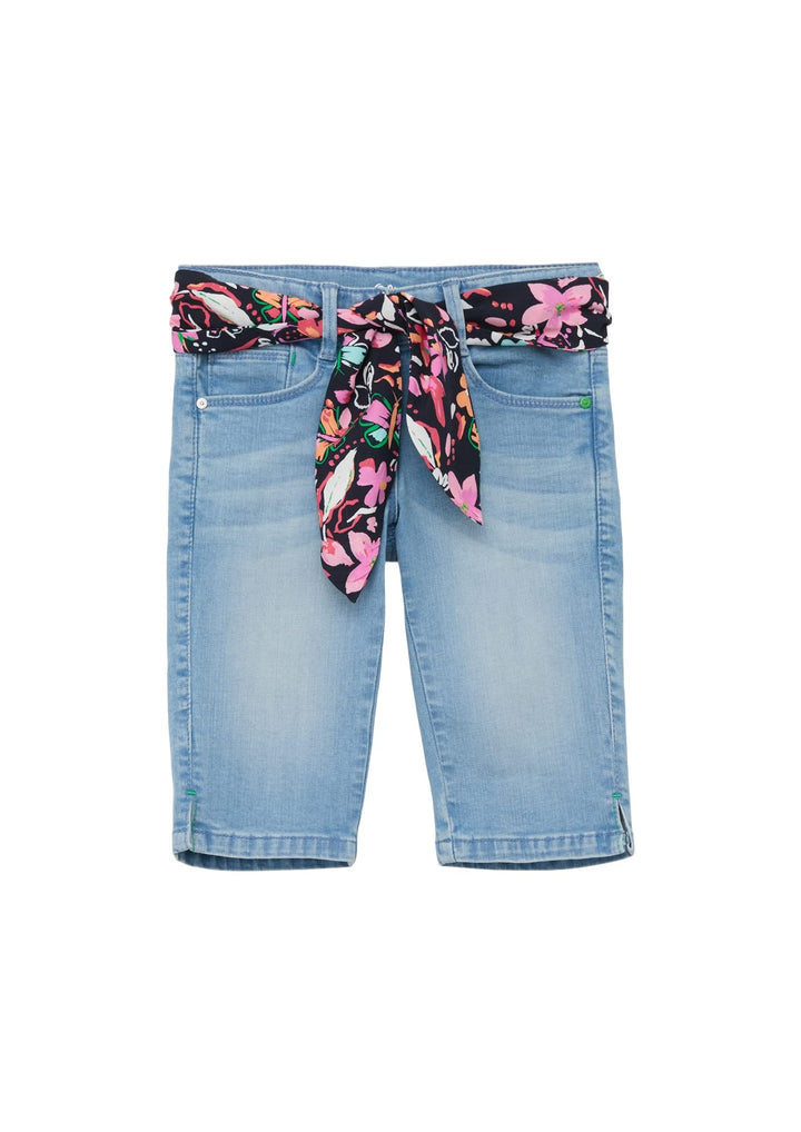 s.Oliver Mädchen Capri Jeans, Fit Kathy 98 Blau, 98 Blau