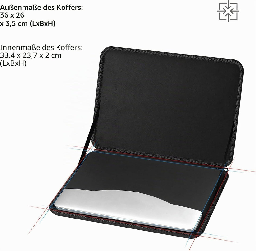 Smatree Laptop Hülle 14 Zoll Tasche nur Kompatibel mit Surface Laptop Studio 14,4 Zoll, Schlank und