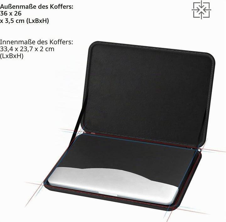 Smatree Laptop Hülle 14 Zoll Tasche nur Kompatibel mit Surface Laptop Studio 14,4 Zoll, Schlank und