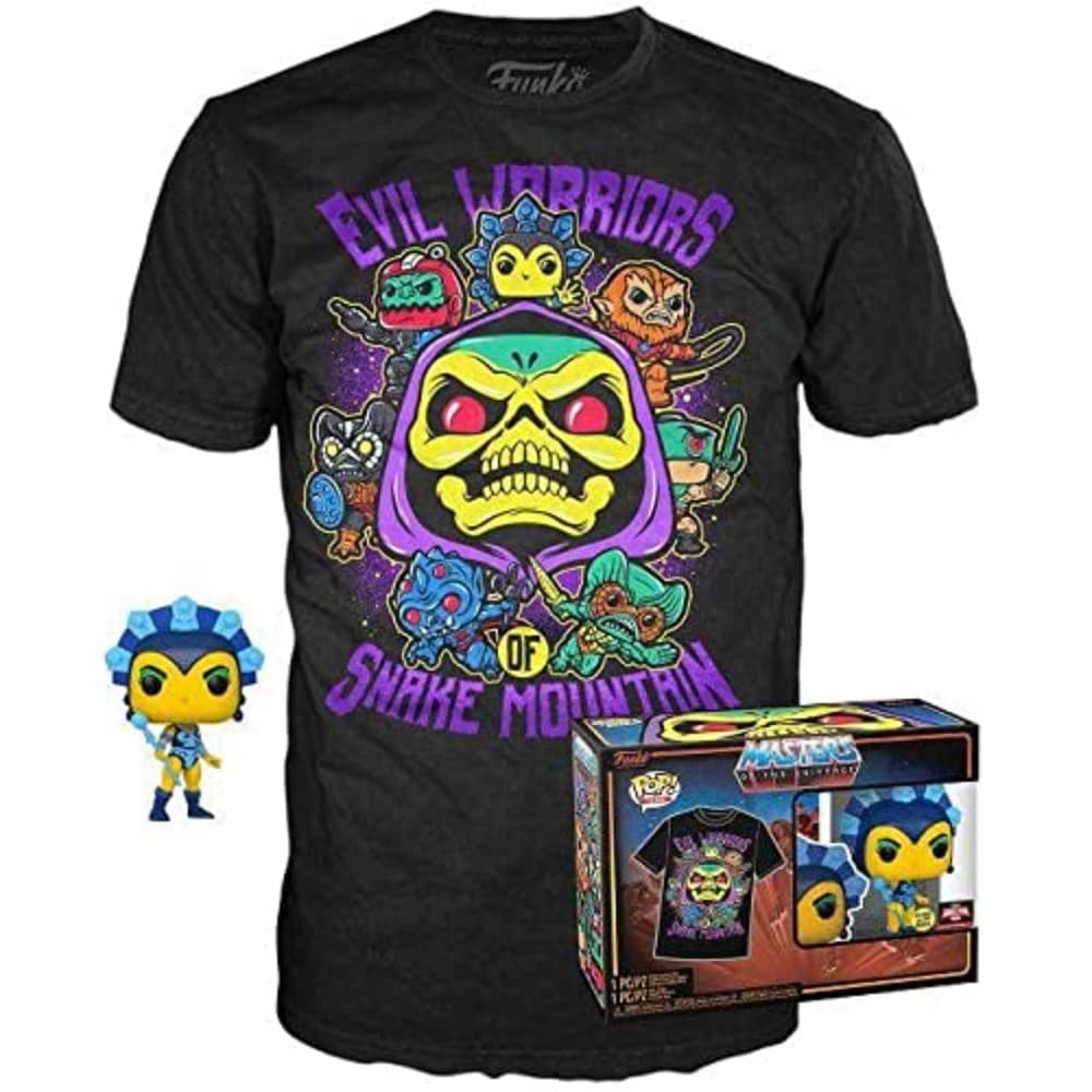 Funko Pop! & Tee: Motu - Evil Lyn - Leuchtet Im Dunkeln - Extra Large - (XL) - Masters of The Univer