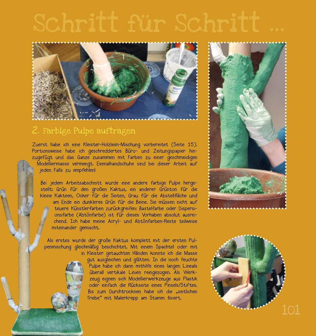Kreative Stühle: Upcycling mit Pappmaché, Gebundenes Buch