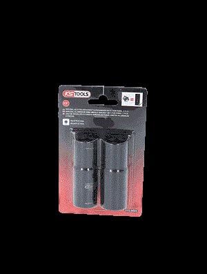 KS Tools 515.0895 1/2" Spezial-Alu-Felgen-Kraft-Stecknuss-Satz für Ford, 18,5 / 19,5 / 20,5 / 21,5 m