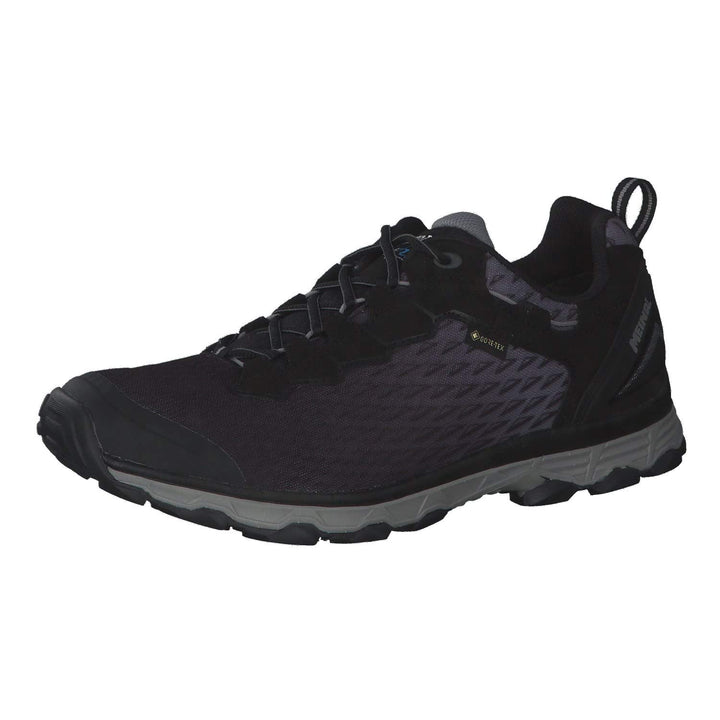 Meindl Activo Sport GTX Herren Wanderschuhe 42.5 EU Schwarz Silber, 42.5 EU Schwarz Silber