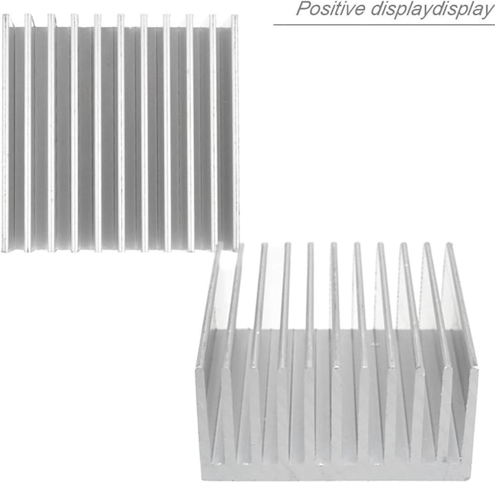 Aluminium-Chipsatz Kühlkörper Kühlkörper Kühlkörper Kühlflosse Silber für CPU LED Power Active Kompo