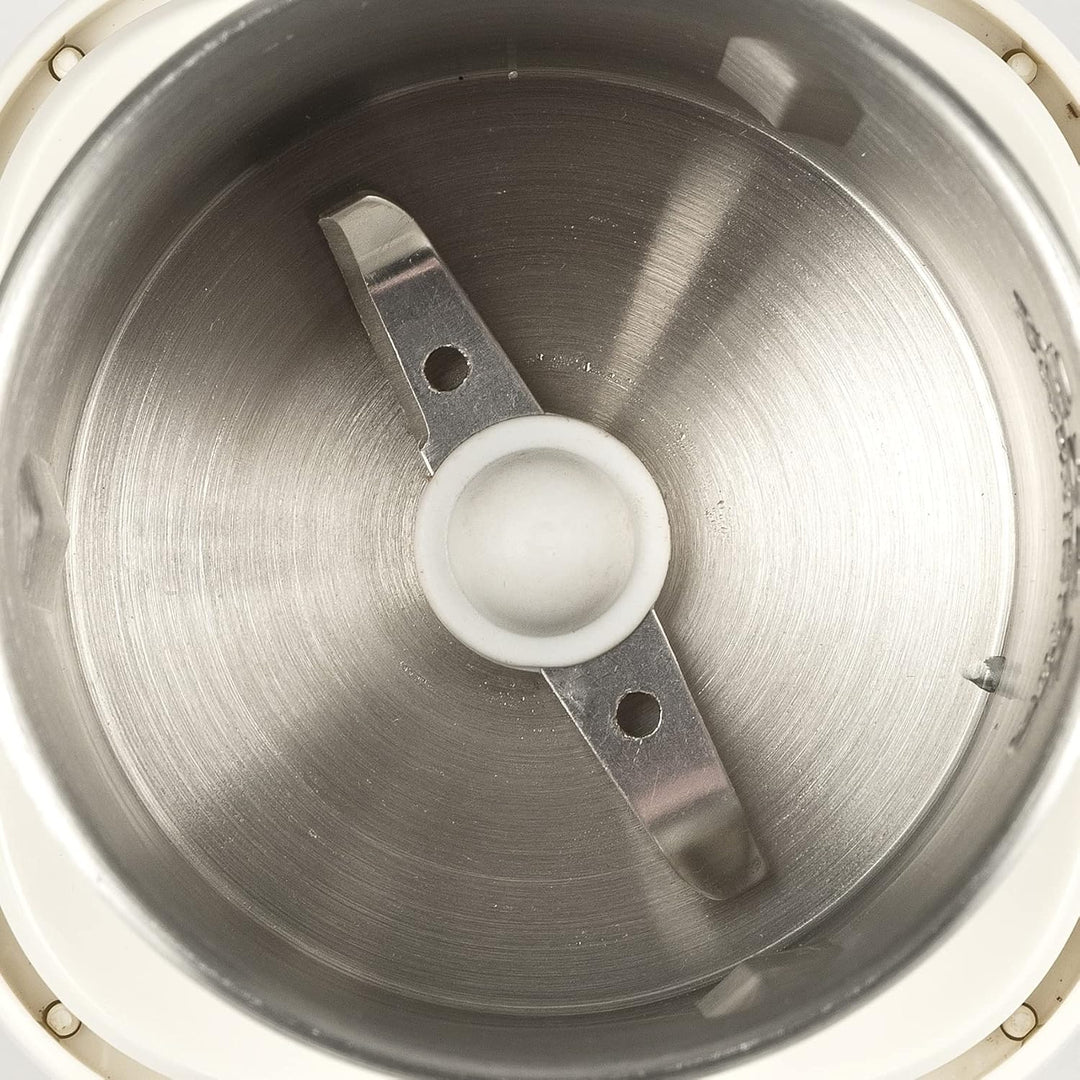 Girmi MC02 Kaffeemühle, 180 W, Doppelter Deckel, Behälter und Klingen aus Edelstahl, Grosse Kapazitä