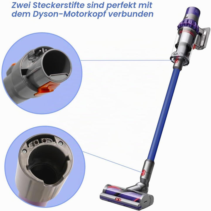 Qygba Ersatzteile Verlängerungsrohr für Dyson V7 V8 V10 V11 V15 Staubsauger, Saugrohr Länge 73 cm, R