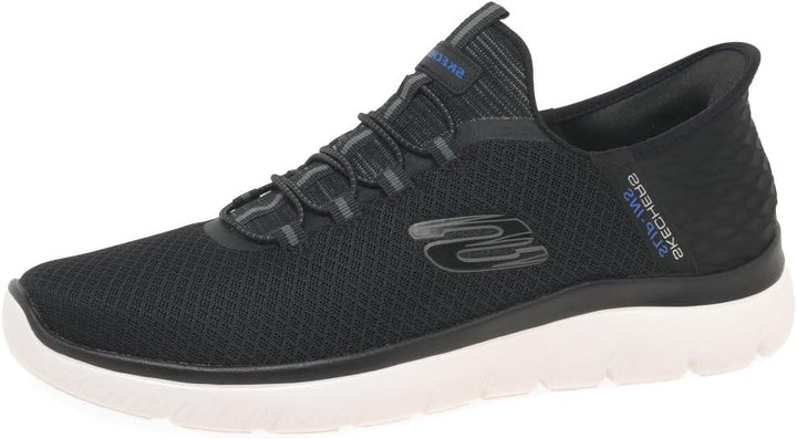 Skechers Herren Summits High RangeSneakers 39 EU Black Mesh Wht Trim, 39 EU Black Mesh Wht Trim