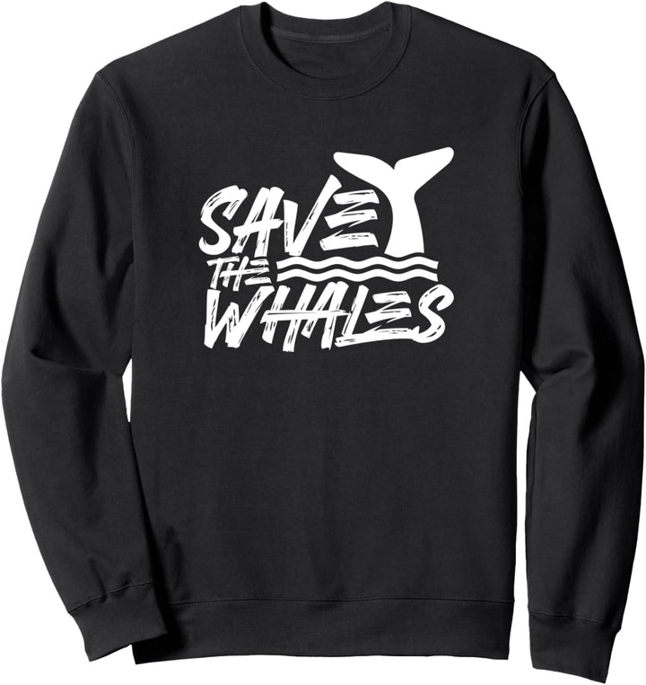Rettet die Wale Retten Walfänger Walfang Wal Sweatshirt