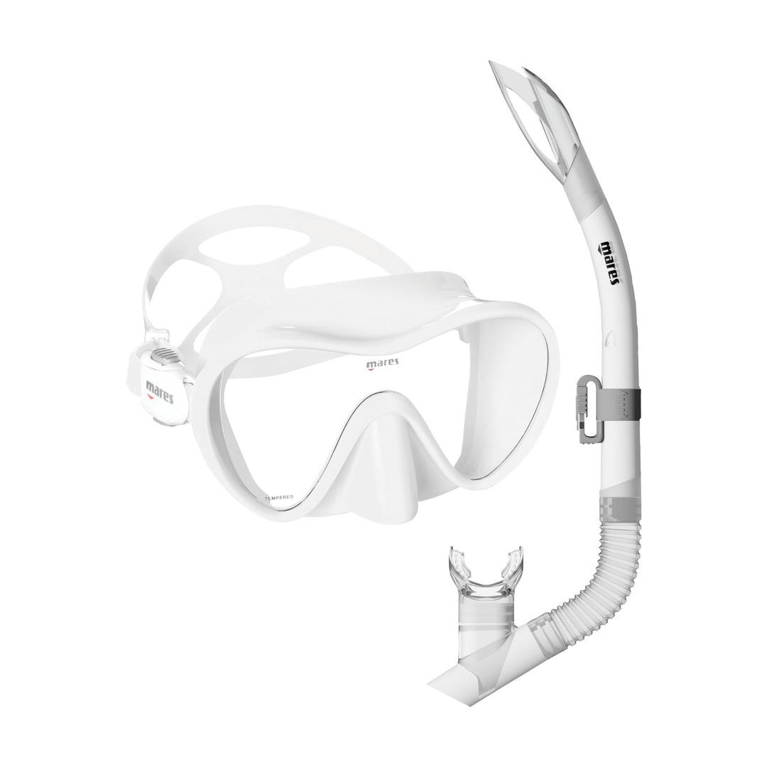 Mares Tropical Schnorchel Und Tauchmaske Einheitsgrösse Weiss, Einheitsgrösse Weiss