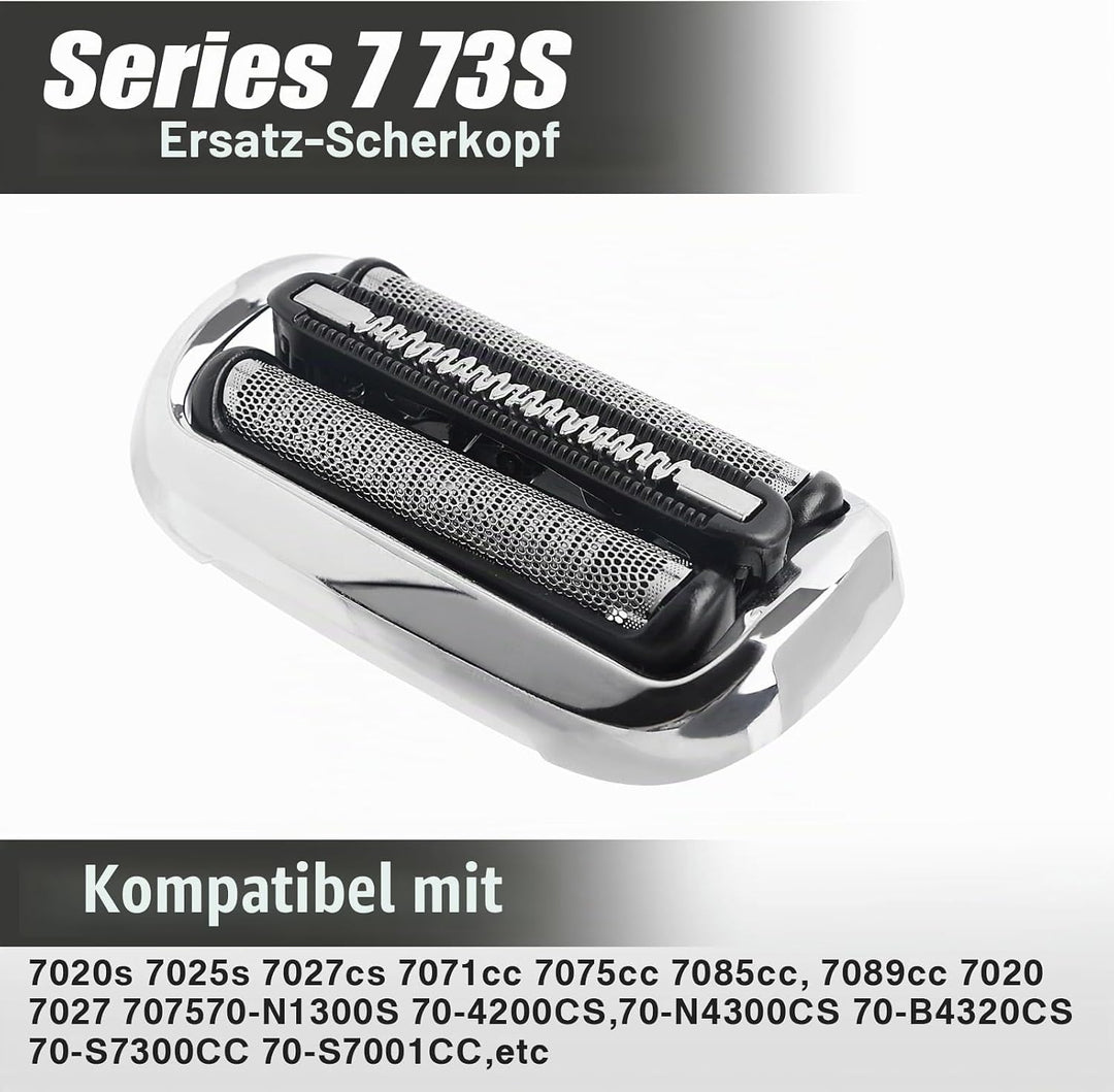 Ersatz-Scherkopf Kompatibel mit Series 7, 73S Rasierköpfe Ersatzklingen Klingen Rasierkopf für Serie