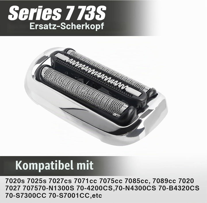 Ersatz-Scherkopf Kompatibel mit Series 7, 73S Rasierköpfe Ersatzklingen Klingen Rasierkopf für Serie