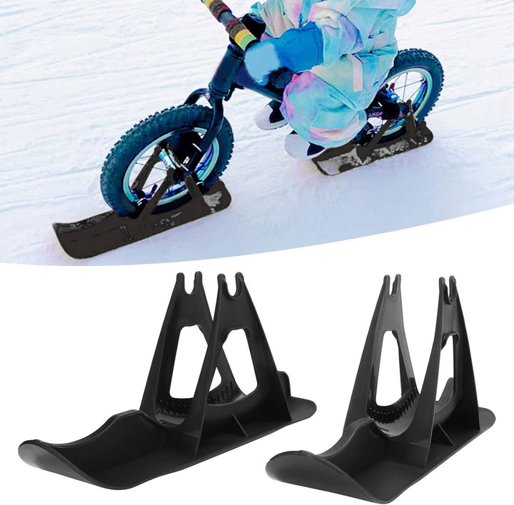 Snow Ski Scooter, Multifunktional Snow Scooter Skibrett Teile, Schnee Scooter Kufen für Kinderwagen