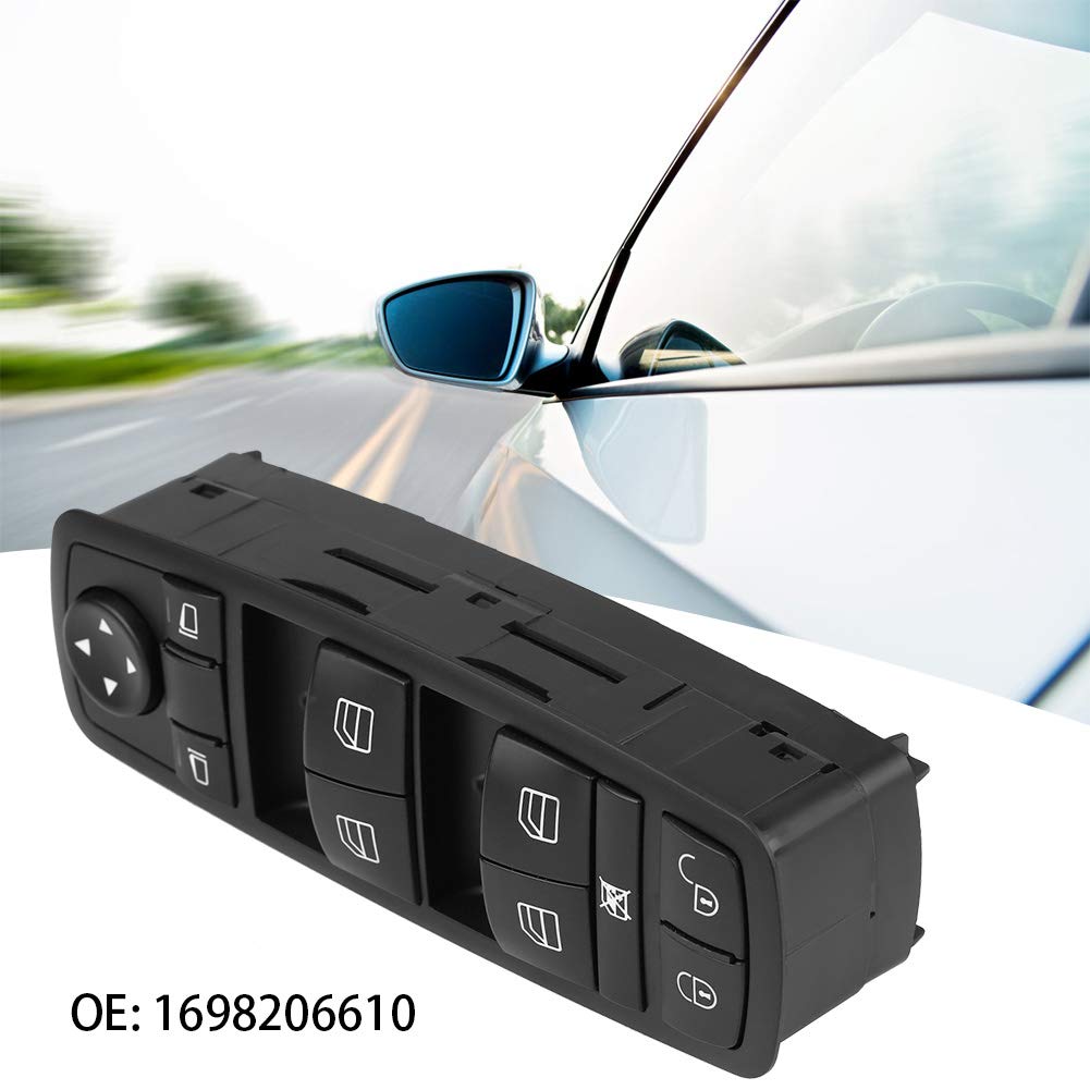 Suuuonee Elektrischer Fensterschalter, Auto Linkslenker Power Master Fensterschalter 1698206610 für