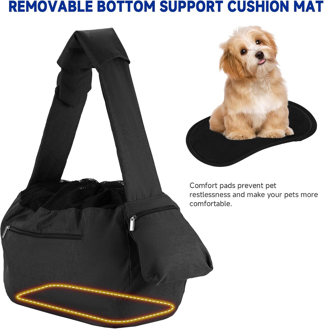 Hundetasche, ISFORU grosse Haustiertasche für kleinen Hund und Katze | Tragekraft bis 10KG – Angeneh