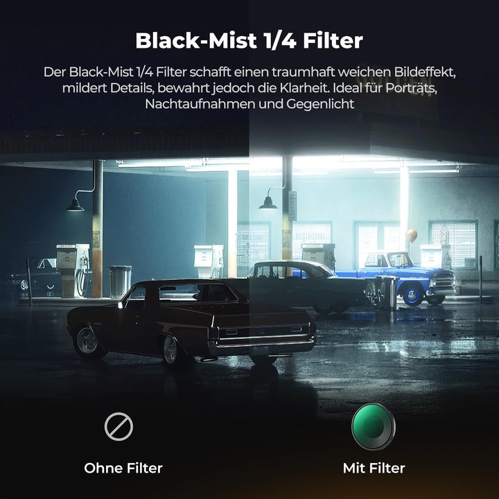 K&amp;F CONCEPT CPL+ND8+ND16+ND32+ND64+Black-Mist 1/4 Filter für Osmo Action 6 | Polfilter, Neutraldicht