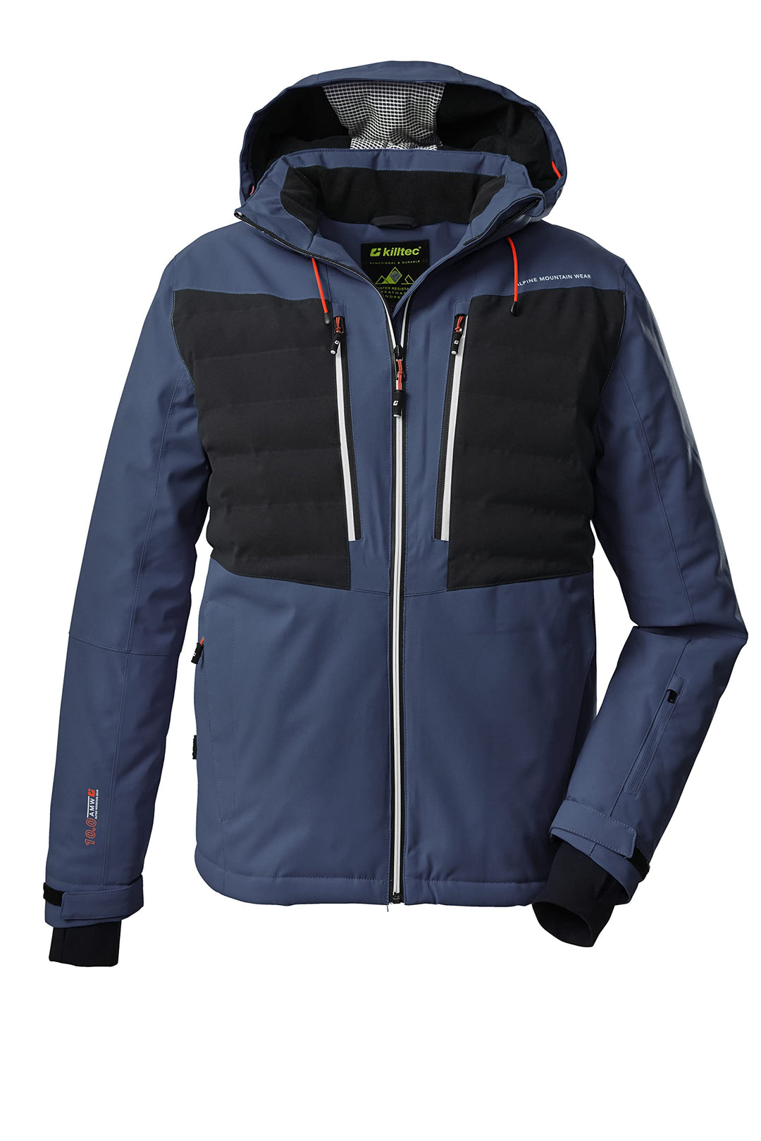 Killtec Herren Ksw 53 Mn Ski Jckt Skijacke/Funktionsjacke mit abzippbarer Kapuze und Schneefang L du