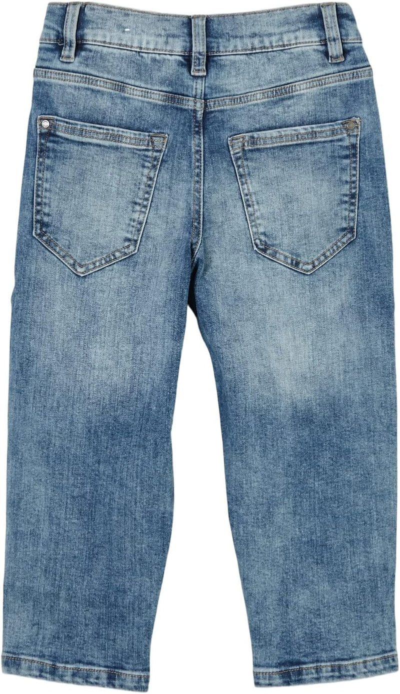 s.Oliver Junior Kids Hose lang Jeans, Blue Stretched Denim, 128 REG