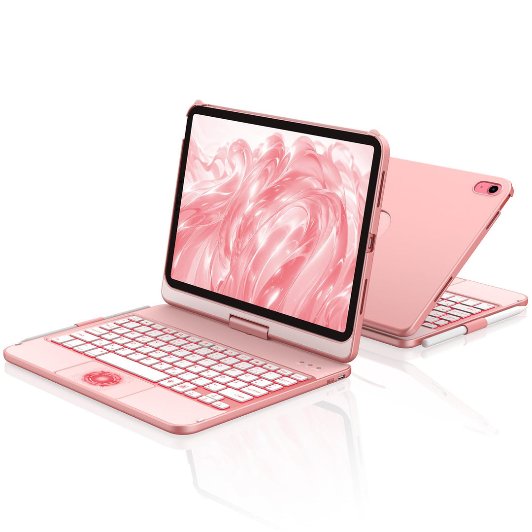 aMZCaSE für iPad 10. Generation 2022/A16 11.Generation 2025 (10,9/11 Zoll) Hülle mit Tastaturhülle,T