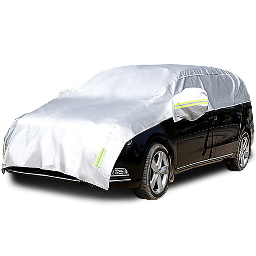 Halbgarage für Auto Abdeckplane Winter Sommer Autoabdeckung wasserdicht Auto halbgarage Staubdicht S
