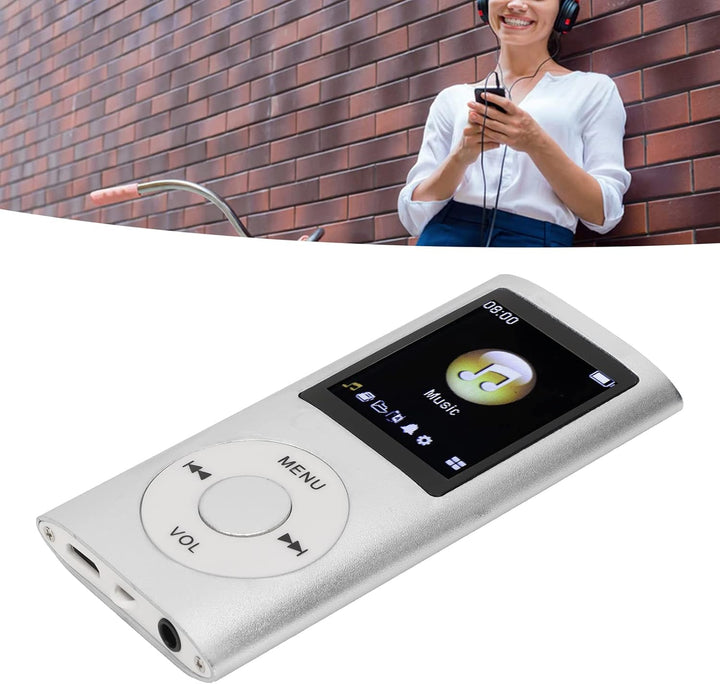 MP4-Player, MP3-Musikplayer mit 1,8-Zoll-LCD-Bildschirm, Tragbarer Digitaler Verlustfreier Musik-MP3