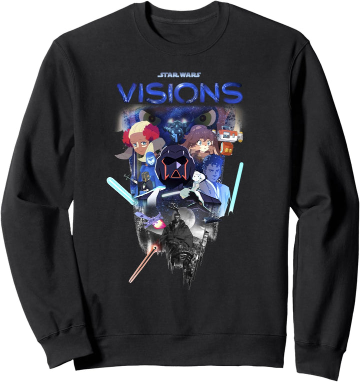 Star Wars Visions Group Shot Logo V-2 Sweatshirt