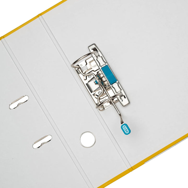 Elba Ordner A4, smart Pro, 8 cm breit, Kunststoff aussen, gelb, 10 Stück gelb A4, breit, gelb A4, br