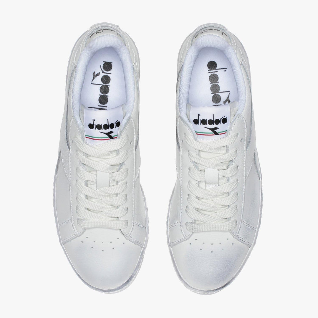 Diadora Unisex Game L Low Waxed Gymnastikschuhe, 36 EU Weiß White White C6180