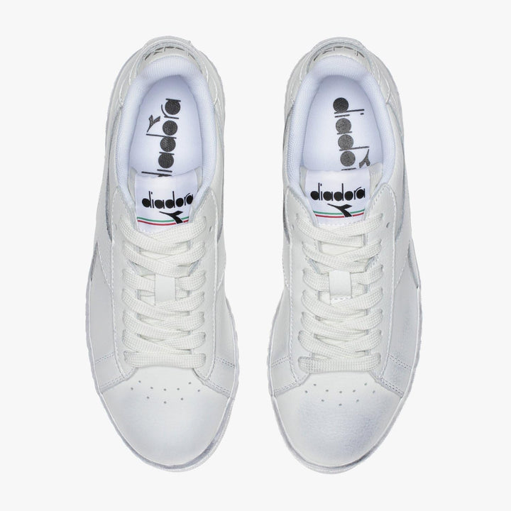 Diadora Game L Low Waxed 9000006031, Sneakers 36 EU Weiss White White White, 36 EU Weiß White W
