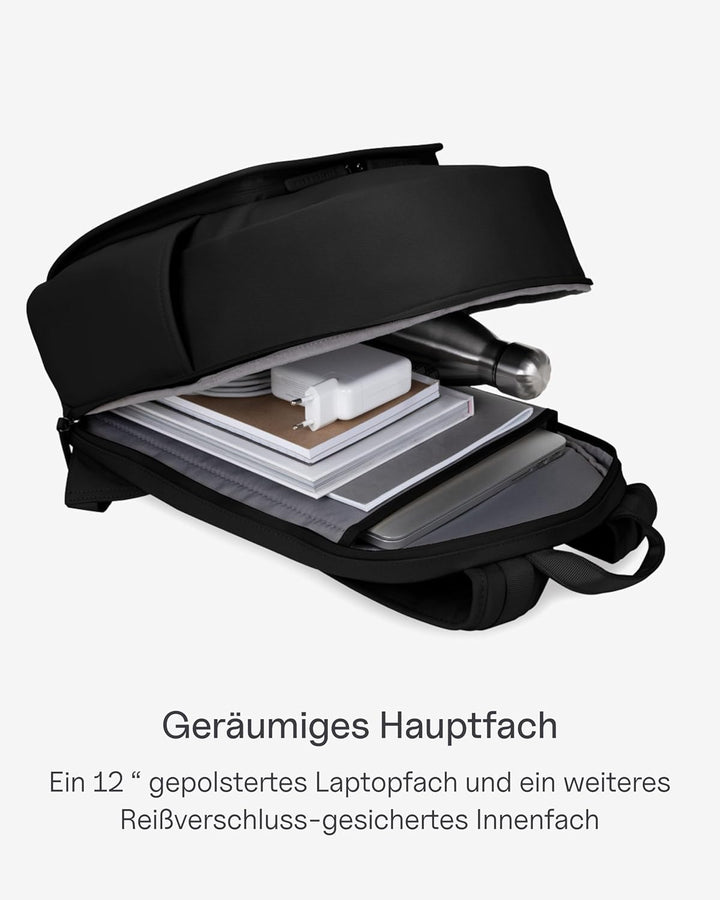 Kapten & Son Rucksack Aalborg 12 L | Rucksack Damen & Herren | Handgepäck Rucksack mit 12" Laptopfac