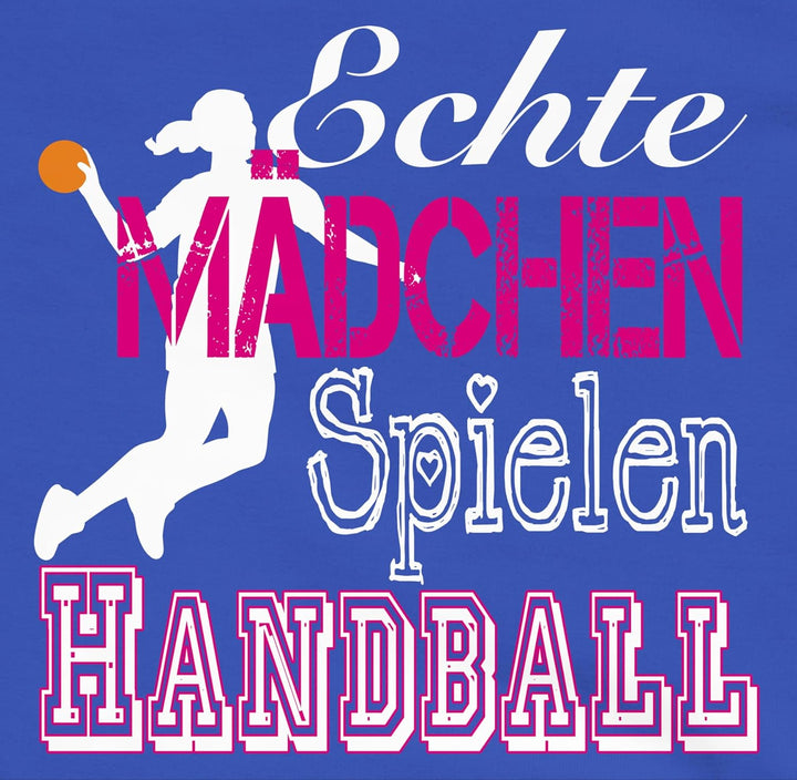 Shirtracer - Kinder Hoodie Jungen - Sport Kleidung - Echte Mädchen Spielen Tennis, 1 Royalblau