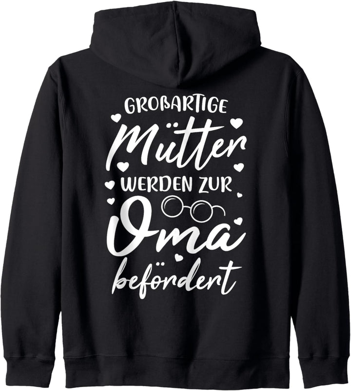 Grossartige Mütter werden zur Oma befördert - Mama Grosseltern Kapuzenjacke